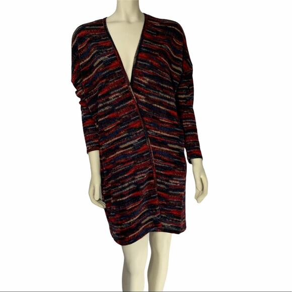 Rokoko Lg Long open front cardigan sweater pockets - Picture 1 of 5